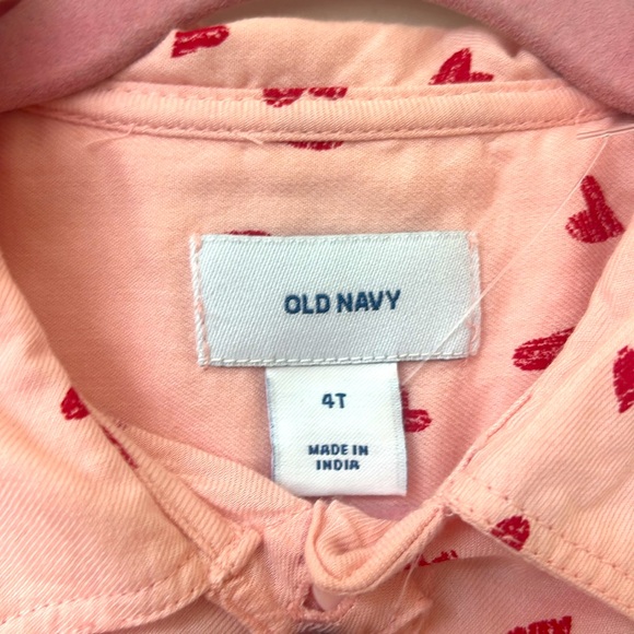 OLD NAVY | 🩷Heart Print Twill Shirt & Ballerina 24/7 Skinny Jeggings Set - Picture 7 of 11